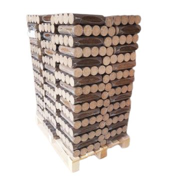 538-kg-Halbpalette mit verdichteten Laubholzscheiten – Produktansicht 1