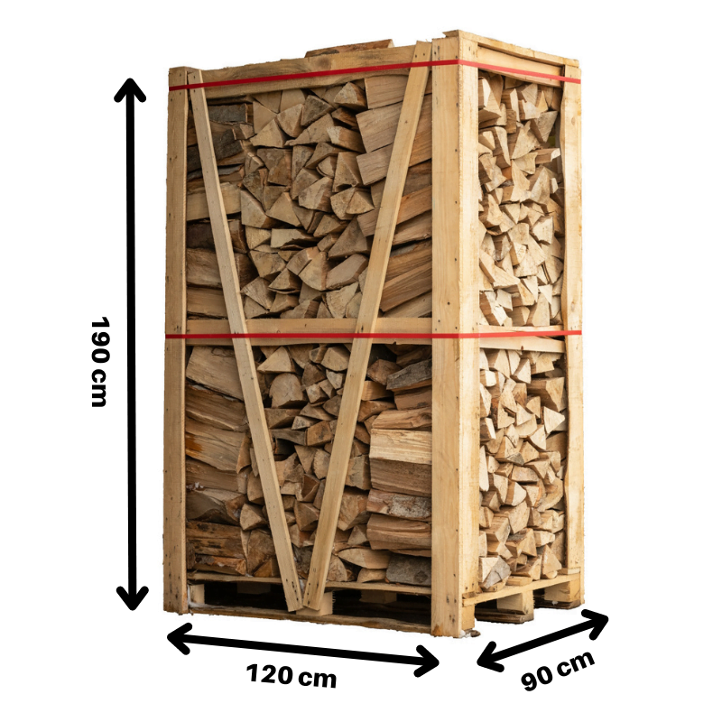 Brennholz 100 % Buche, L.33 cm, 3 Raummeter – Produktansicht 3