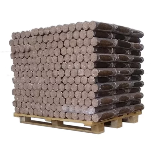 Verdichtetes Brennholz – Laubholz – Palette mit 1 Tonne – Produktansicht 1