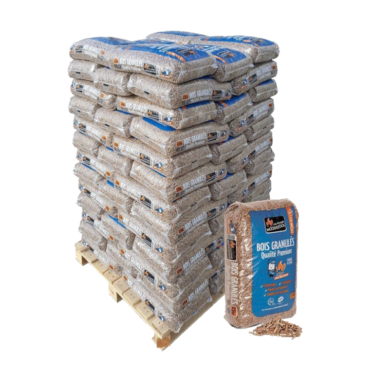 Holzpellets Woodstock – 78 Säcke zu je 15 kg – Produktansicht 1
