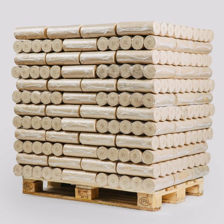 Holzbriketts (Pellini) ohne Loch – Palette mit 960 kg – Produktansicht 1