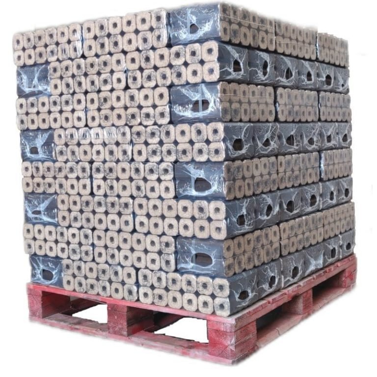 Holzbriketts PINI KAY – Palette mit 960 kg – Produktansicht 1