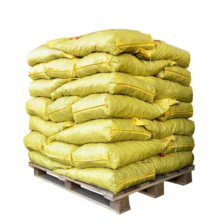 Kohle 100 % Anthrazit mit Körnung 12 – 22 mm – Palette mit 40 Säcken zu je 25 kg – Produktansicht 1