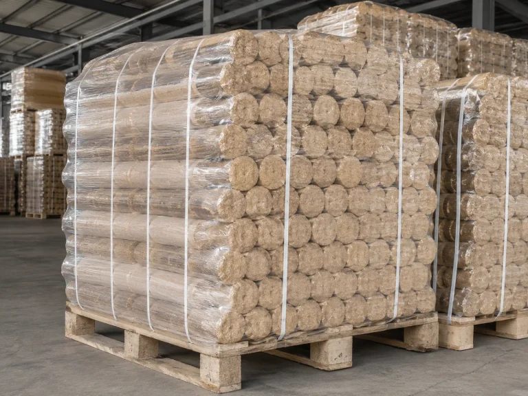 Nestro-Briketts aus Buche und Eiche – 960-kg-Palette – Produktansicht 1