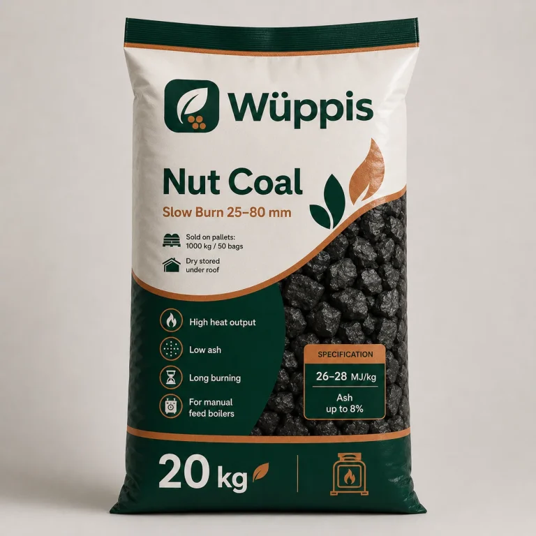 Nusskohle 25–80 mm mit 26–28 MJ/kg – 1.000-kg-Palette – Produktansicht 1