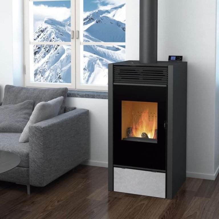 Belüfteter Hybridofen für Holz und Pellets – BRONPI Hybrid 10 kW – Produktansicht 1