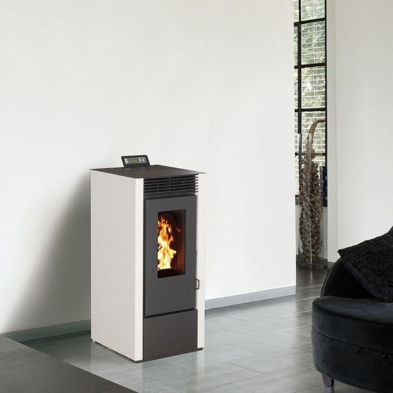 Set: Pelletofen raumluftunabhängig + Abgas-Wandset – INTERSTOVES Marina 14 kW – Produktansicht 3