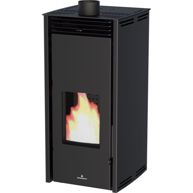 Pelletofen ohne Strom mit natürlicher Konvektion – BRONPI Free 6 kW – Produktansicht 1