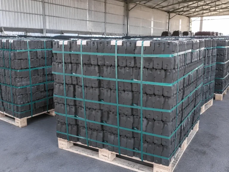 REKORD-Braunkohlebriketts – 900-kg-Palette mit 90 Paketen – Produktansicht 1