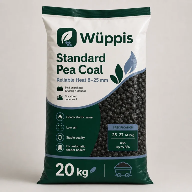 Standard-Steinkohle 8–25 mm mit 25–27 MJ/kg – 1.000-kg-Palette – Produktansicht 1